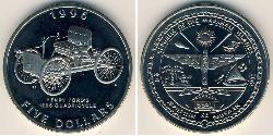 5 Dollar Marshall Islands 镍/銅 