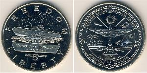 5 Dollar Marshall Islands 銅/镍 