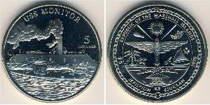 5 Dollar Marshall Islands 銅/镍 