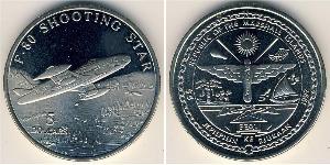 5 Dollar Marshall Islands 銅/镍 