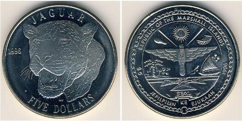 5 Dollar Marshall Islands 銅/镍 