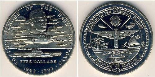 5 Dollar Marshall Islands 銅/镍 