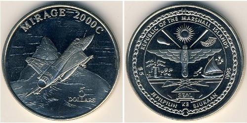 5 Dollar Marshall Islands 銅/镍 