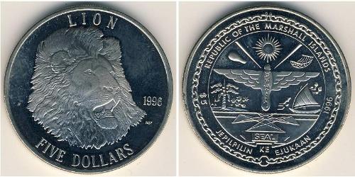 5 Dollar Marshall Islands 銅/镍 