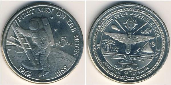 5 Dollar Marshall Islands 銅/镍 
