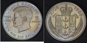 5 Dollar Niue 銅/镍 