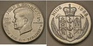 5 Dollar Niue 銅/镍 