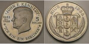 5 Dollar Niue 銅/镍 