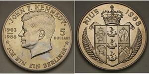 5 Dollar Niue 銅/镍 