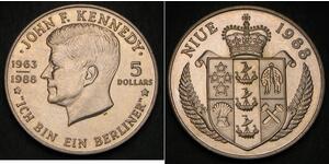 5 Dollar Niue 銅/镍 