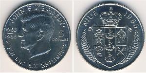 5 Dollar Niue 銅/镍 