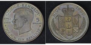 5 Dollar Niue 銅/镍 