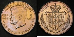 5 Dollar Niue 銅/镍 