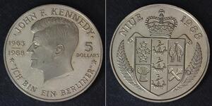 5 Dollar Niue 銅/镍 