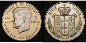 5 Dollar Niue 銅/镍 