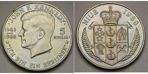 5 Dollar Niue 銅/镍 