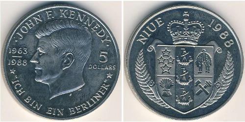 5 Dollar Niue 銅/镍 