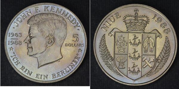 5 Dollar Niue 銅/镍 