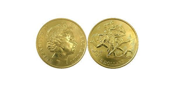 5 Dollar 澳大利亚 黃銅 伊丽莎白二世 (1926-2022)