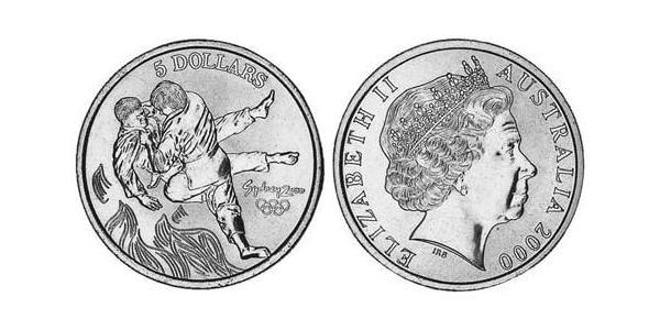 5 Dollar 澳大利亚 黃銅 伊丽莎白二世 (1926-2022)