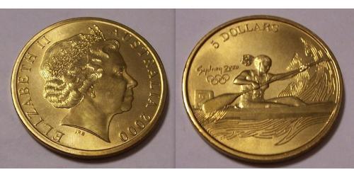 5 Dollaro Australia (1939 - ) Alluminio/Bronzo Elisabetta II (1926-2022)