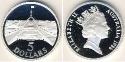 5 Dollaro Australia (1939 - ) Argento 