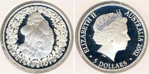 5 Dollaro Australia (1939 - ) Argento 