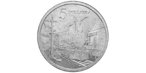 5 Dollaro Australia (1939 - ) Argento 