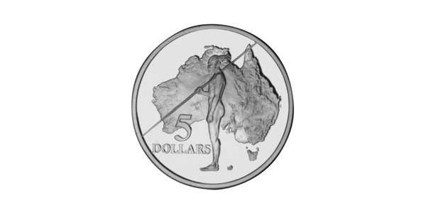 5 Dollaro Australia (1939 - ) Argento 