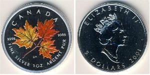 5 Dollaro Canada Argento 