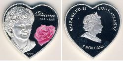 5 Dollaro Isole Cook Argento 