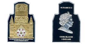 5 Dollaro Isole Cook Argento 