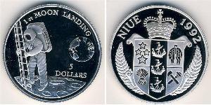 5 Dollaro Niue Argento 