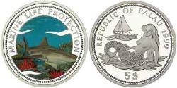5 Dollaro Palau Argento 