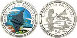 5 Dollaro Palau Argento 