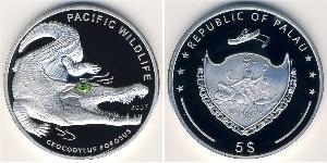 5 Dollaro Palau Argento 