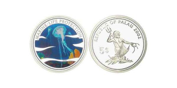 5 Dollaro Palau Argento 