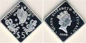 5 Dollaro Tuvalu Argento 