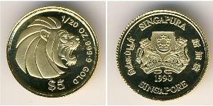 5 Dollaro Singapore Oro 