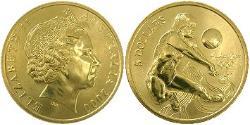 5 Dollaro Australia (1939 - ) Ottone Elisabetta II (1926-2022)