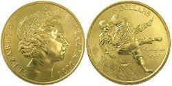 5 Dollaro Australia (1939 - ) Ottone Elisabetta II (1926-2022)