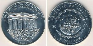 5 Dollaro Liberia Rame/Nichel 
