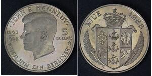 5 Dollaro Niue Rame/Nichel 