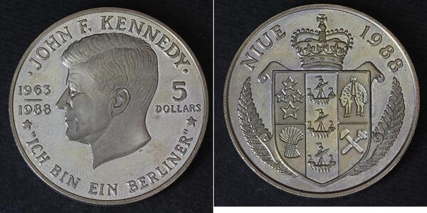 5 Dollaro Niue Rame/Nichel 