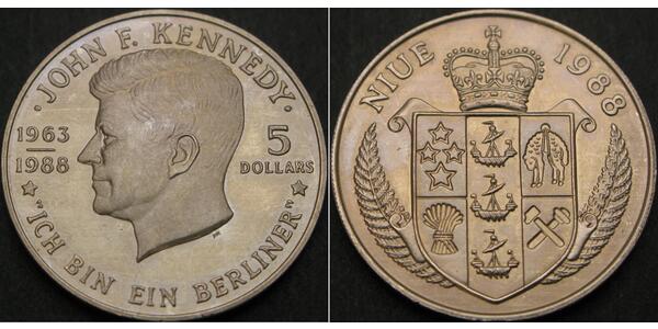 5 Dollaro Niue Rame/Nichel 