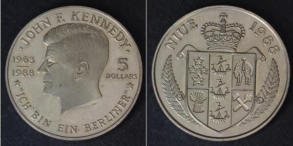 5 Dollaro Niue Rame/Nichel 