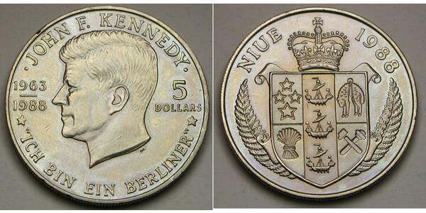 5 Dollaro Niue Rame/Nichel 