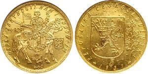 5 Ducat Cecoslovacchia  (1918-1992) Oro 