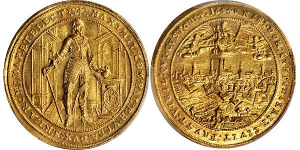 5 Ducat Electorate of Bavaria (1623 - 1806) Oro Maximiliano I, duque y elector de Baviera(1573 – 1651)