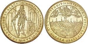 5 Ducat Elettorato di Baviera (1623 - 1806) Oro Massimiliano I di Baviera (elettore)(1573 – 1651)